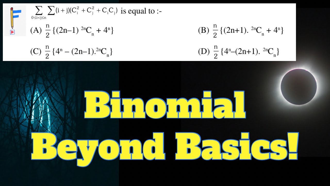 Double Summation Demystified | Binomial Theorem 