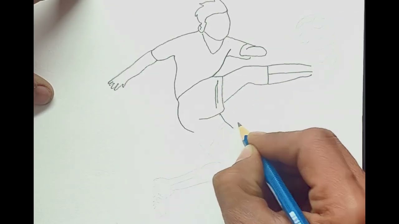 Footbol Droing art#youtubeshorts #art #viralreels #shortsfeed
