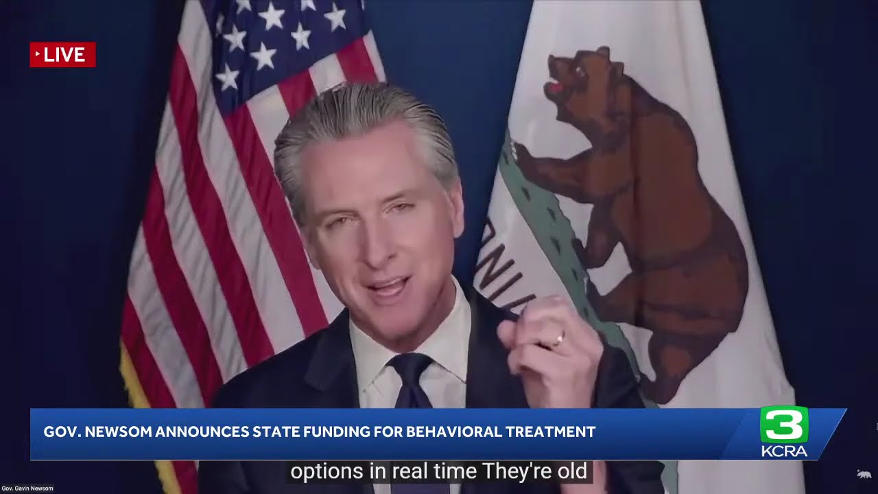 LIVE | Gov. Newsom announces behavioral treatment funding