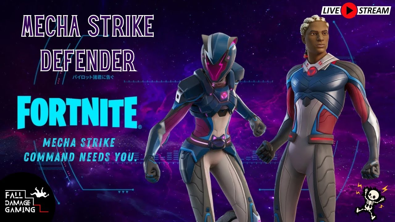 FORTNITE LIVE *MECHA STRIKE DEFENDER* #fortnite #live #youtube #gaming