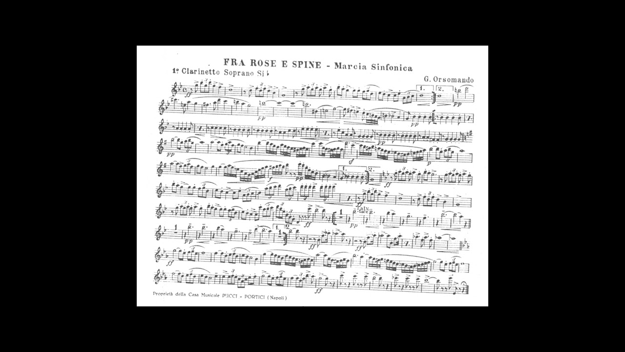 Fra rose e spine - Giovanni Orsomando (Marcia sinfonica)