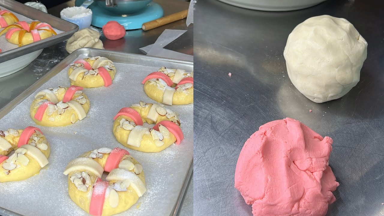 PASTA PARA ROSCA DE REYES O CONCHAS CON HUEVO 