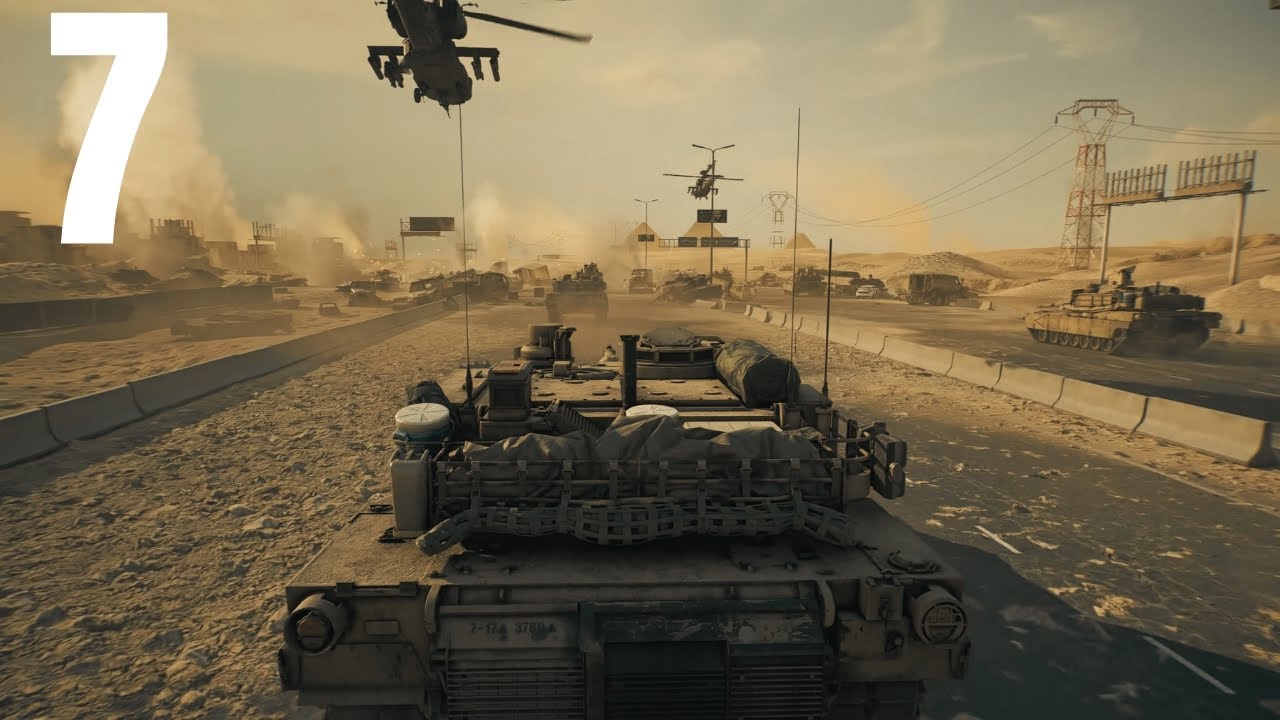 Battlefield 6 Campaign Mission 07: Nile Guard - Second Battle of Pyramids | Cairo (30 July, 2028)