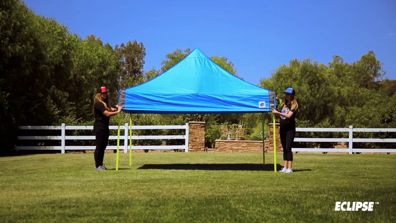 E-Z UP® Eclipse™ canopy tent - How to Take Down