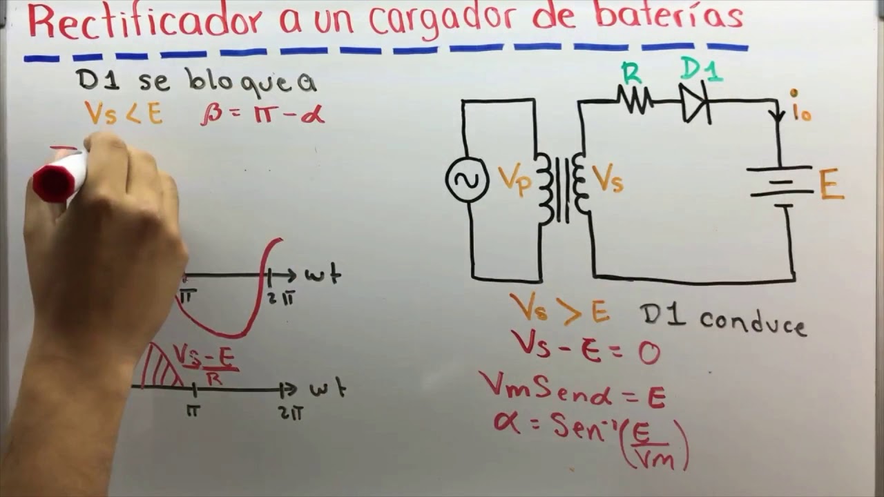 Rectificador a un cargador de baterías | Electrónica de Potencia