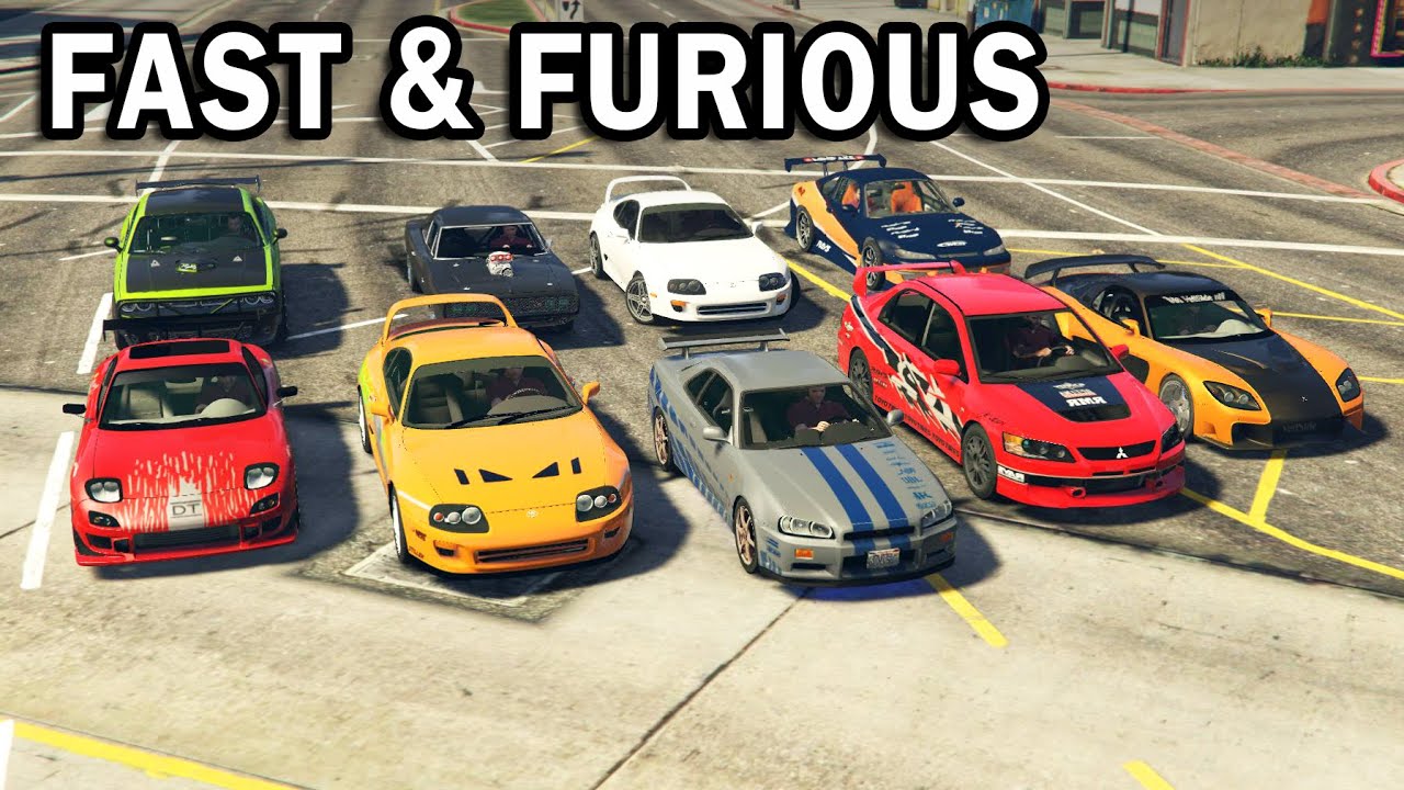 GTA V - All Fast & Furious Cars