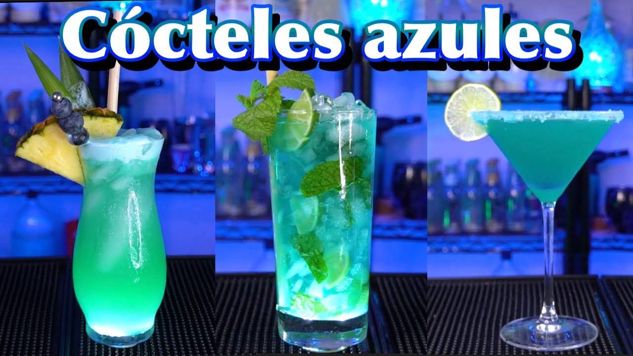 🔹TOP 3 MEJORES 🤩 cocteles AZULES!🔹
