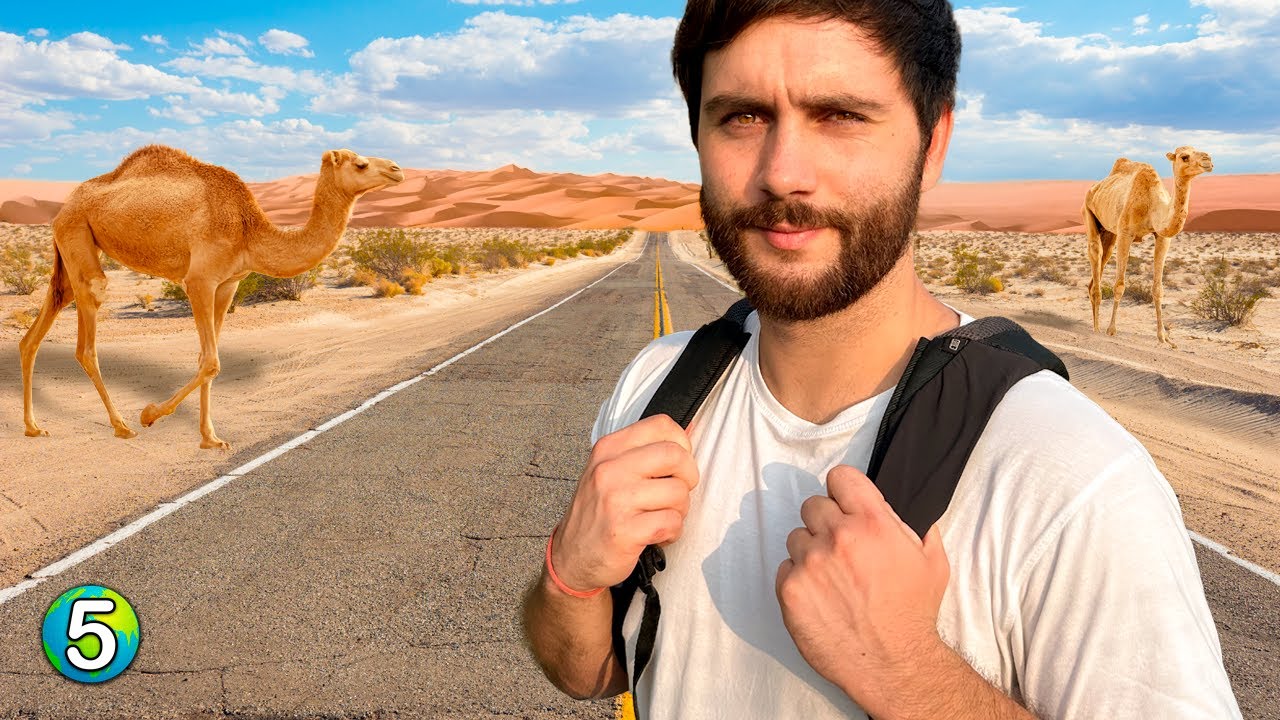 Crucé el DESIERTO MÁS GRANDE del MUNDO | Cruzando de España🇪🇸 a Gambia🇬🇲 en Autobús - Día 5