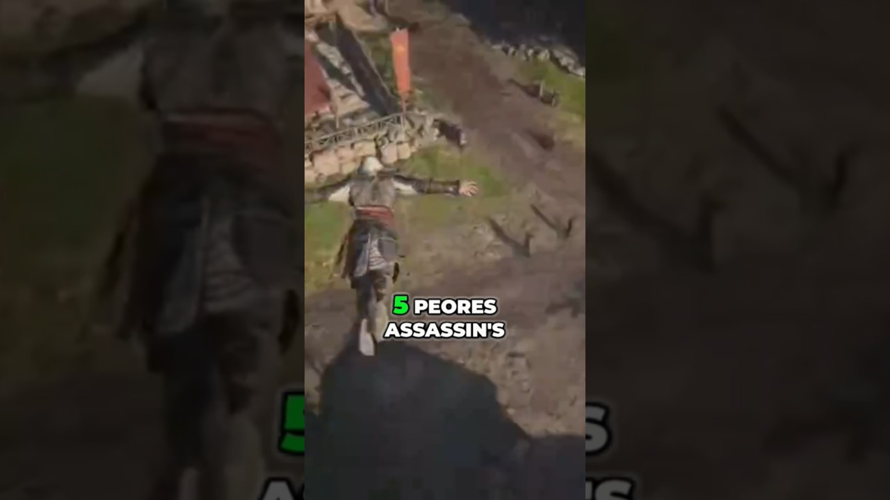 LOS 5 PEORES JUEGOS PARA HACER PARKOUR DE ASSASSIN'S CREED #gaming #assassinscreed #ubisoft