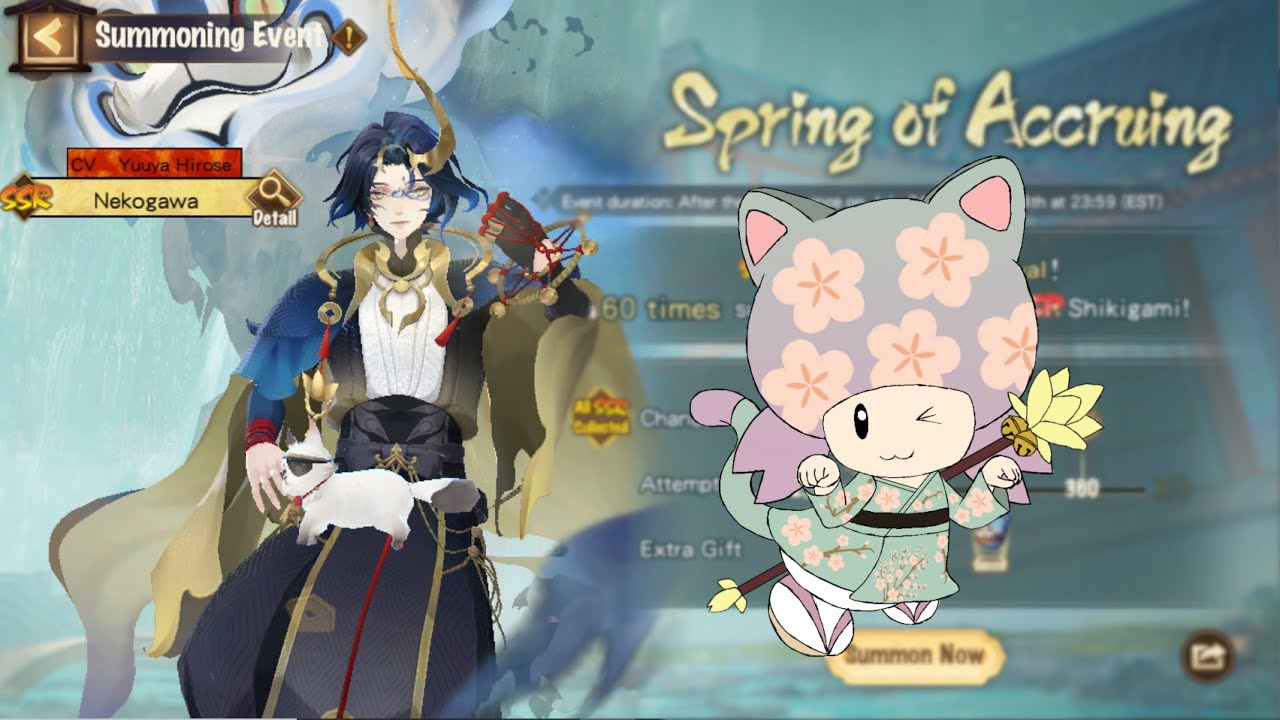 Onmyoji Main SSR Nekogawa Summon Event