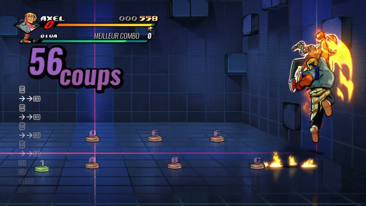 Street of Rage 4, Axel combo 15