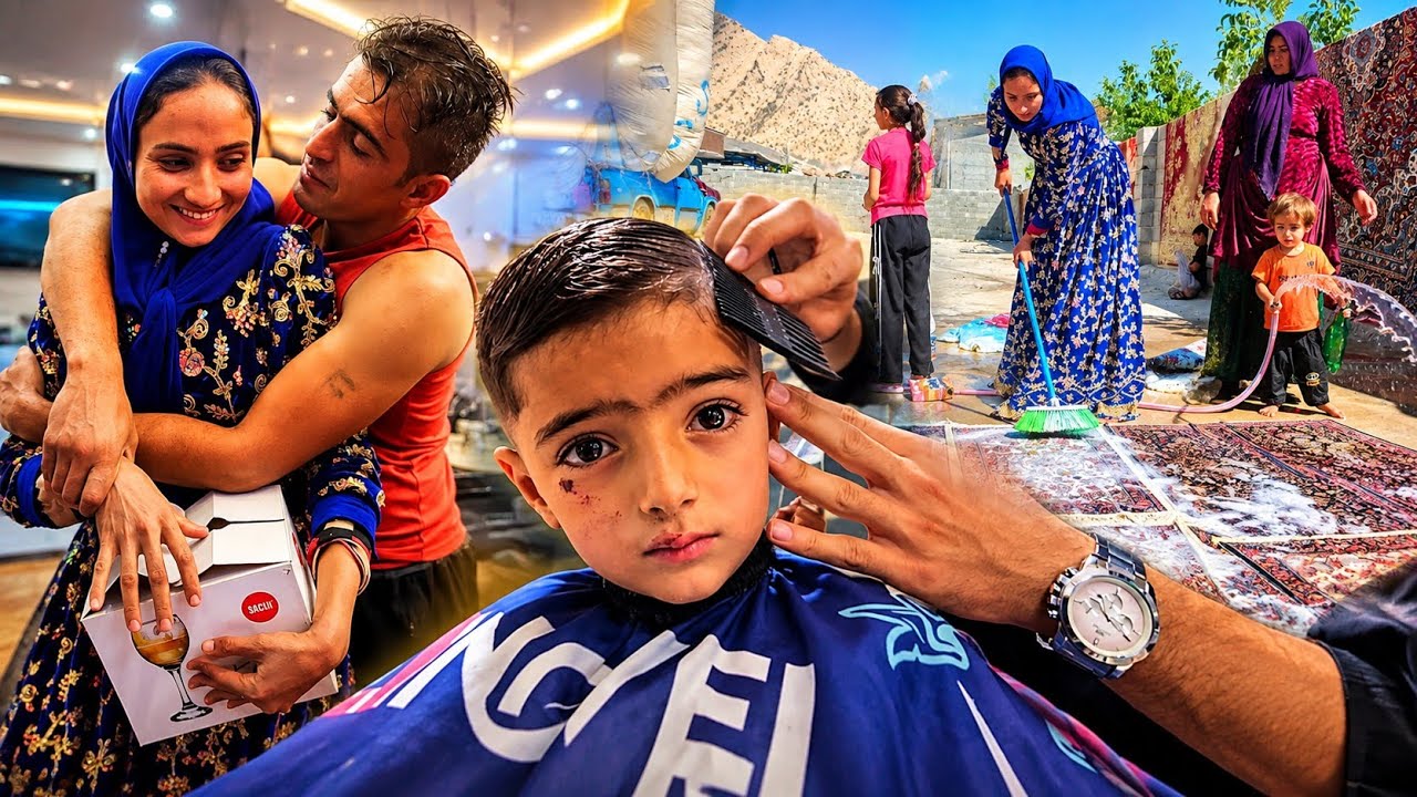 A Busy Day for the Chavil Family! 🧺🚿 Washing Blankets in the City & Haircuts for the Kids