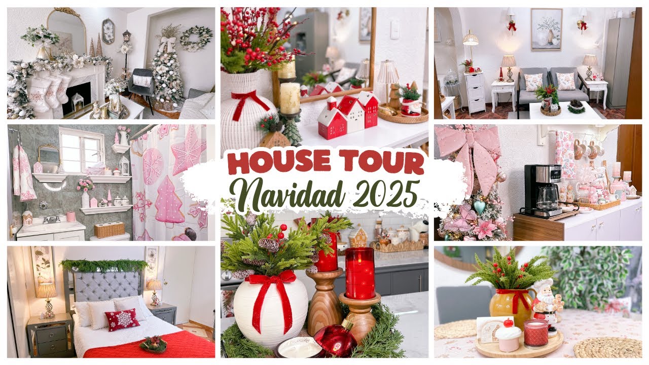 🎄 Tour navideño 2025 | Así decoré mi casa ✨ Decoración Navideña Real!
