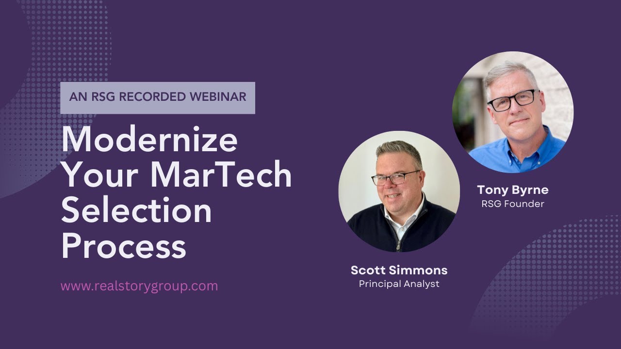 Webinar: Modernize Your MarTech Selection Process