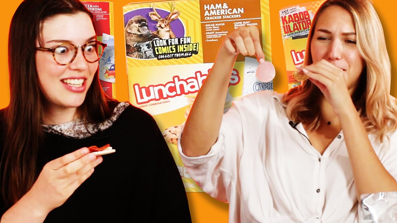 Adults Try Lunchables For The First Time