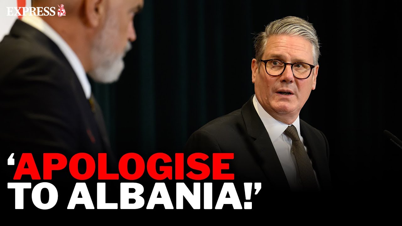 Reporter demands Starmer APOLOGISE to Albanians during press conference