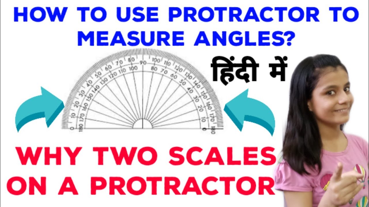 How to use a Protractor|Smart Learning|Why there are two scales in  Protractor|How to measure angles