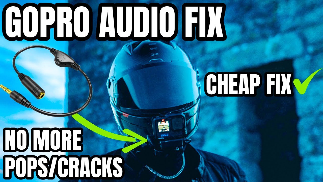 HOW TO FIX GOPRO AUDIO POPS & CRACKLES *FOR GOOD*
