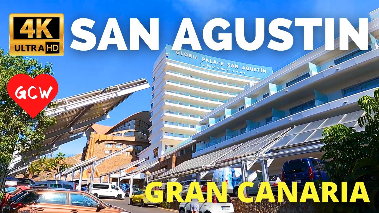 SAN AGUSTIN Gran Canaria 🔴 Shopping Center to Gloria Palace San Agustin Hotel