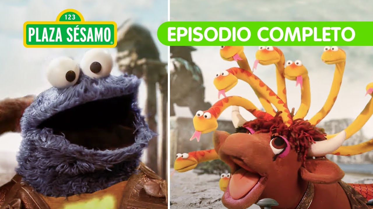 Plaza Sésamo: Plaza Sésamo: ¿Podrá Peluseo llegar al monte Olimpo antes de que Modussa lo congele? 😱