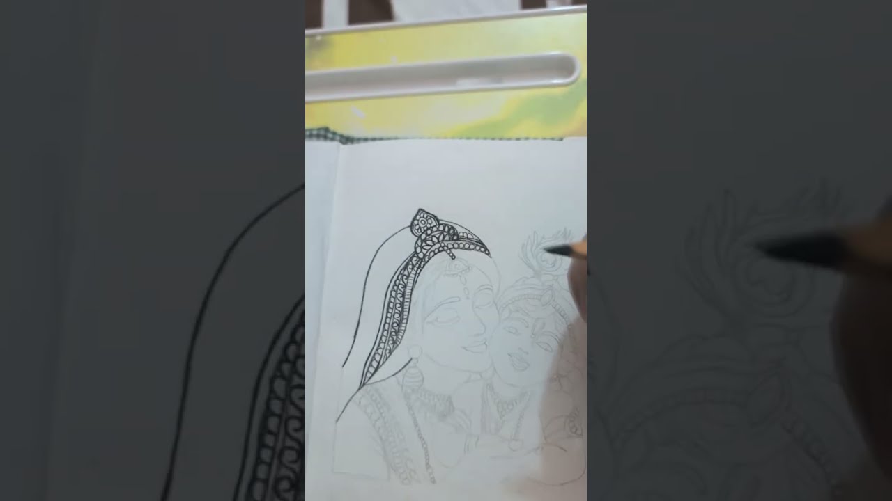Drawing with charcoal pencil ✏️