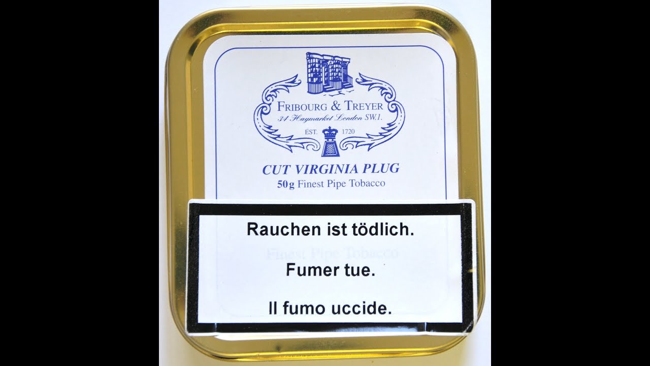 Обзор трубочного табака FRIBOURG & TREYER CUT VIRGINIA PLUG