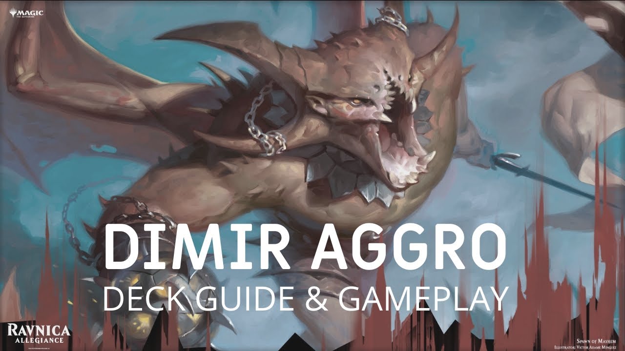 Как играть колодой Димир Агро (мини гайд) | Deck guide - Dimir Aggro (MTG Arena standart deck)