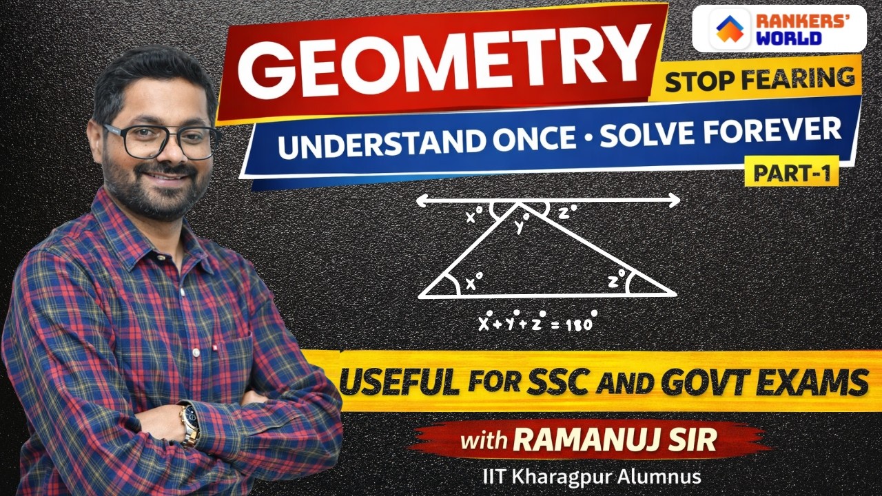 🔥 Geometry Concepts Explained | Stop Fearing Geometry | Understand Once Solve Forever 🔥