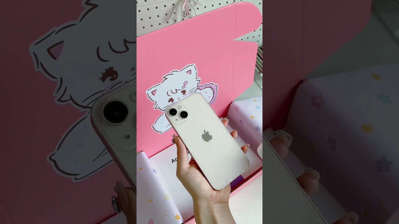 ASMR iPhone 13 gift box packaging #asmr #packingasmr #packingorders #iphone