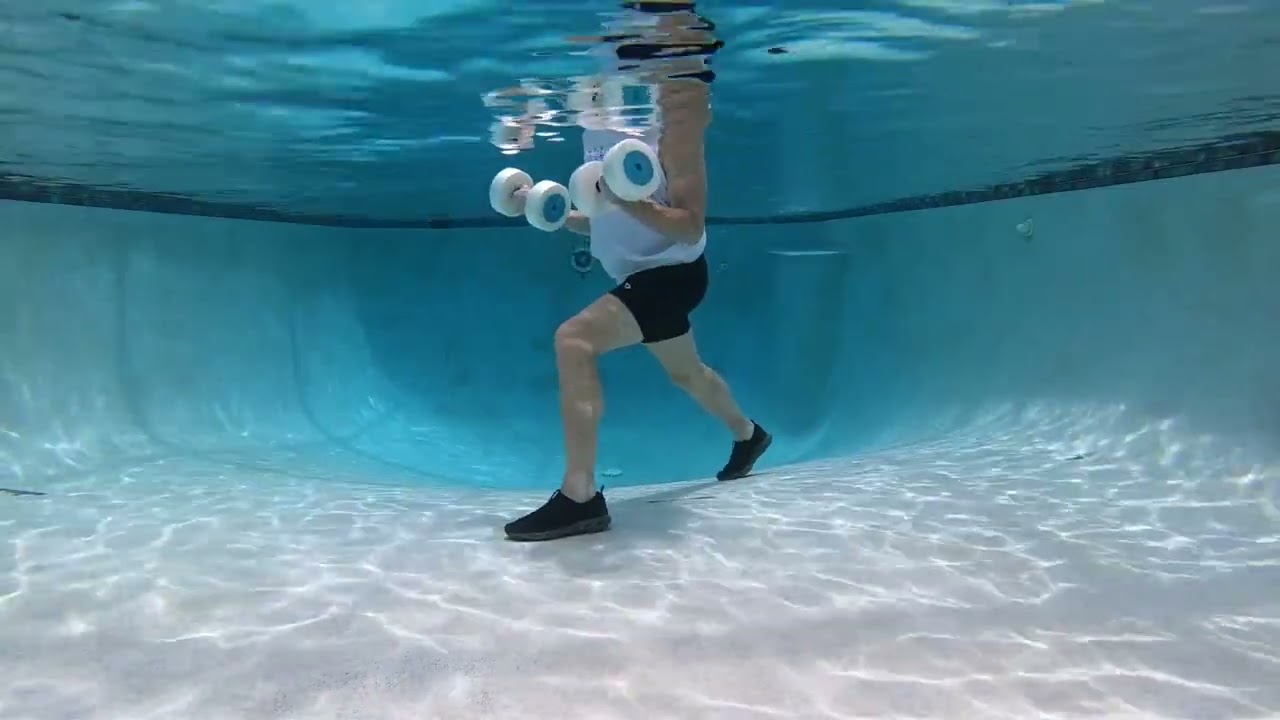 Muscle group targeted with foam dumbbell arm curls
