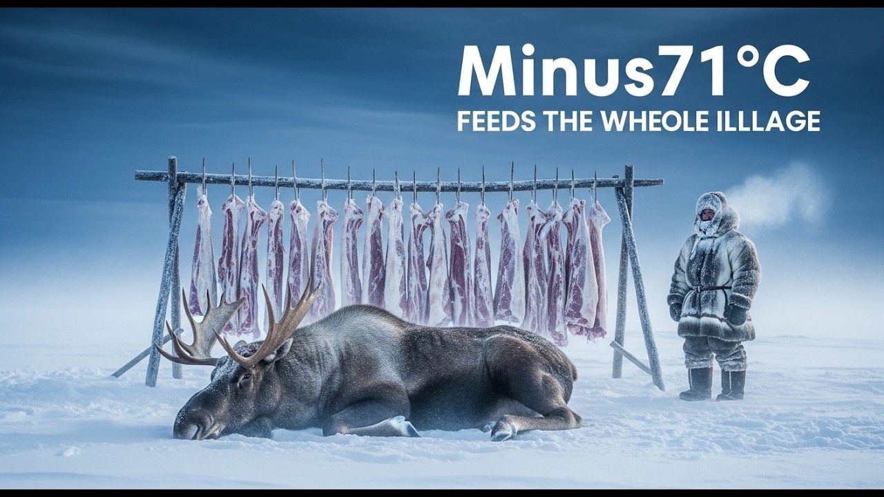 5000kg Moose Hunt in &minus;71&deg;C Yakutia | Feeding an Entire Frozen Village#SurvivalStory #Yakutia