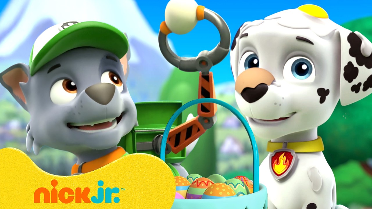 Easter Egg Hunting with Marshall & Rocky! 🥚 | PAW Patrol | Nick Jr.h