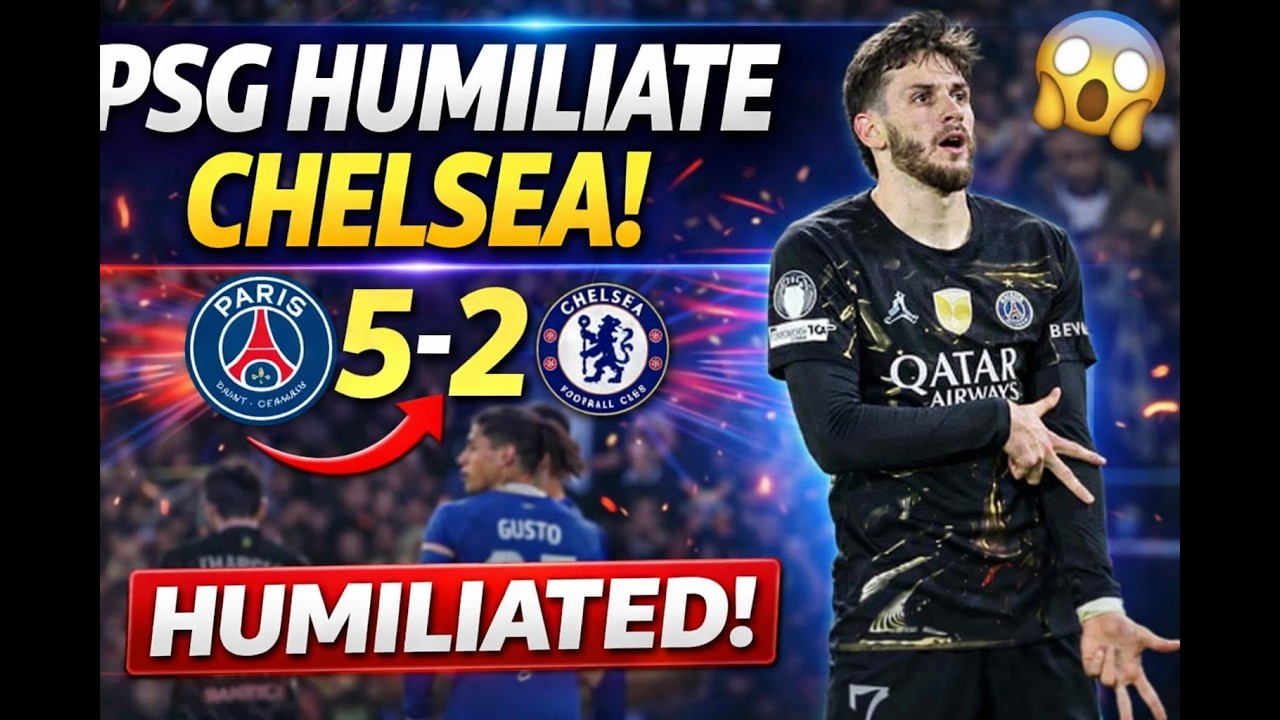 PSG HUMILIATE Chelsea 5-2! 😱 Kvaratskhelia Masterclass Destroys Chelsea | Champions League Drama