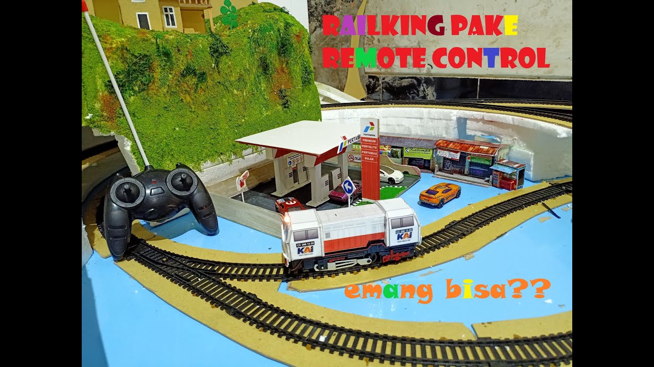 Memasang remote control pada Lokomotif Railking