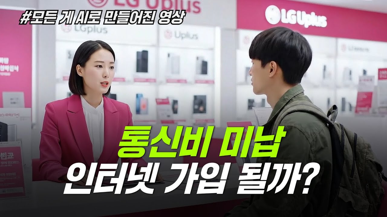 휴대폰 미납하고 인터넷 가입 될까?
