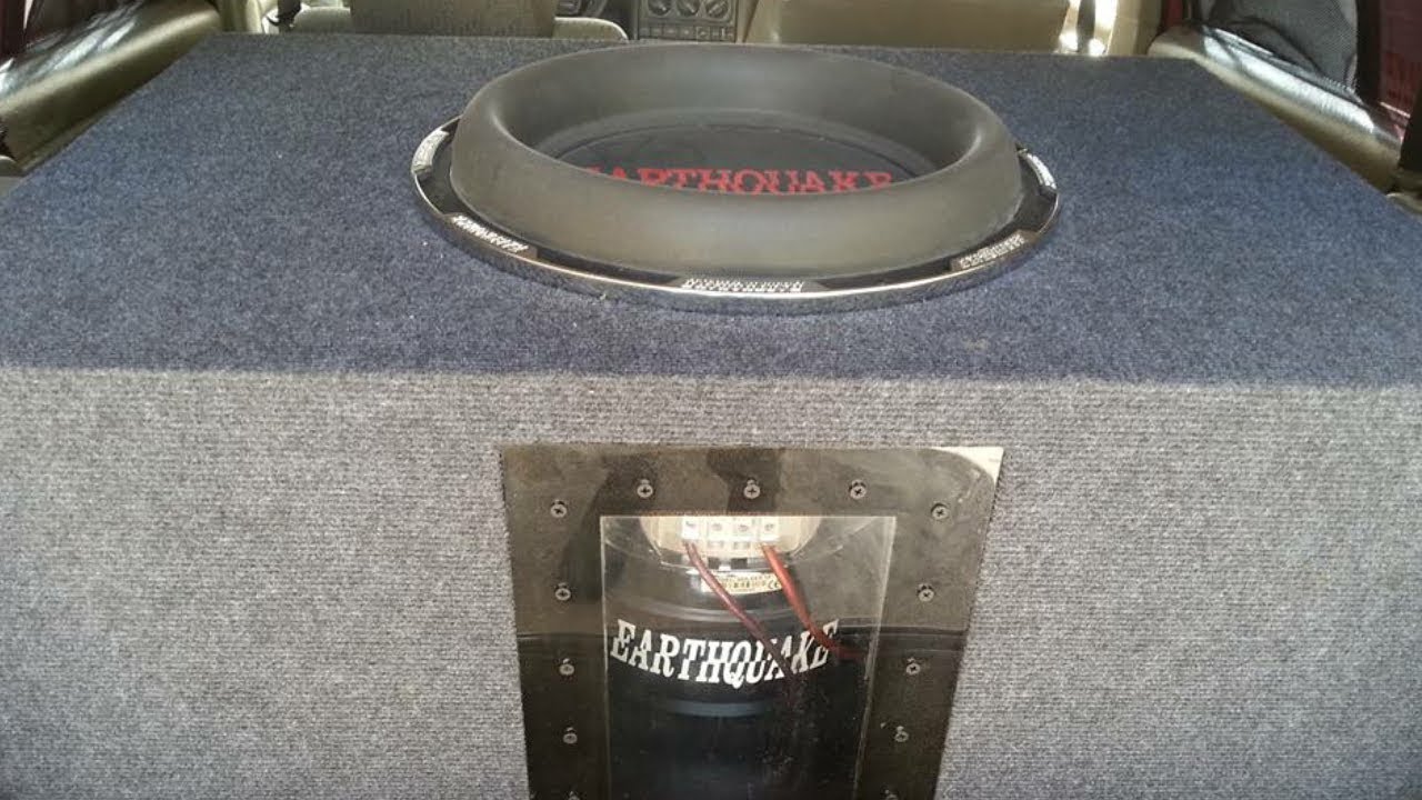 Crazy Subwoofer Earthquake HoleeS 15