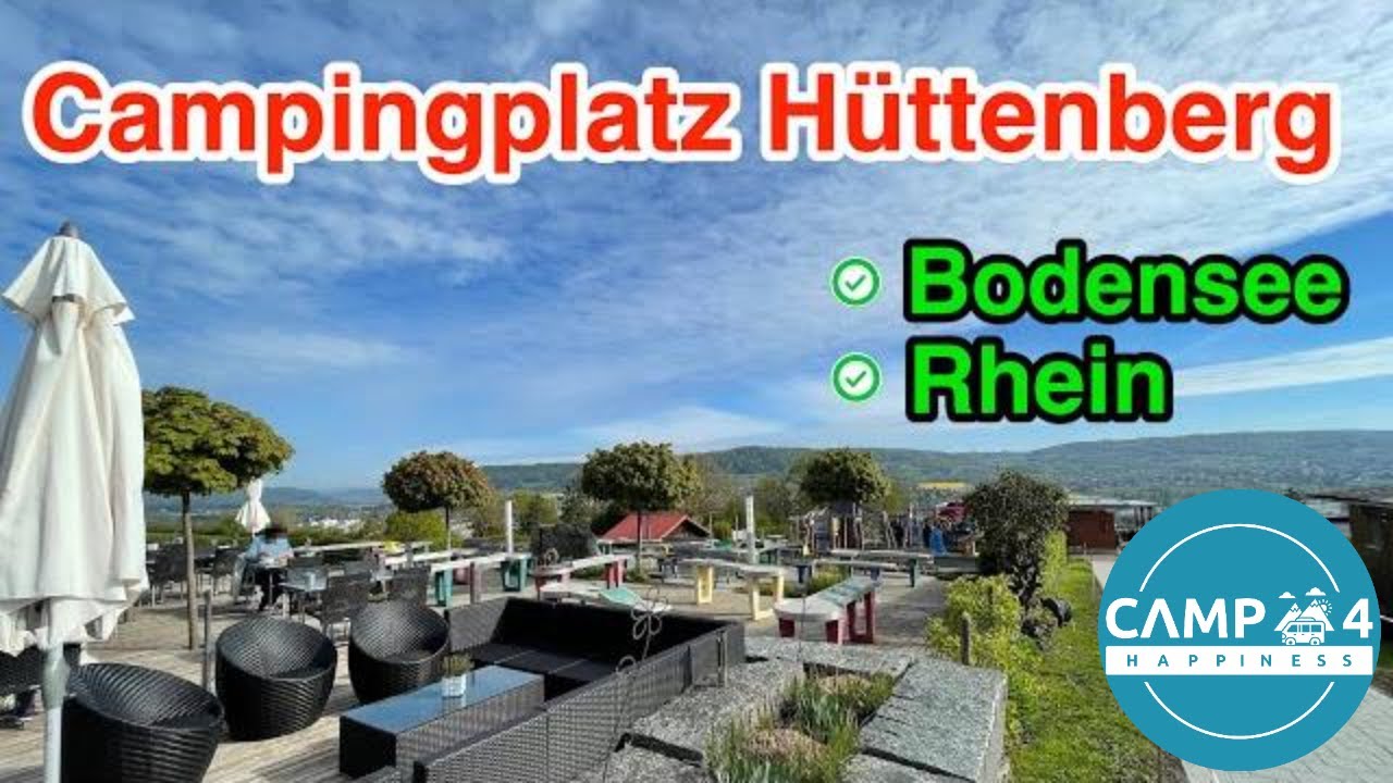 Campingplatz Hüttenberg (Schweiz) Vorstellung & Impressionen - in der Nähe von Bodensee und Rhein