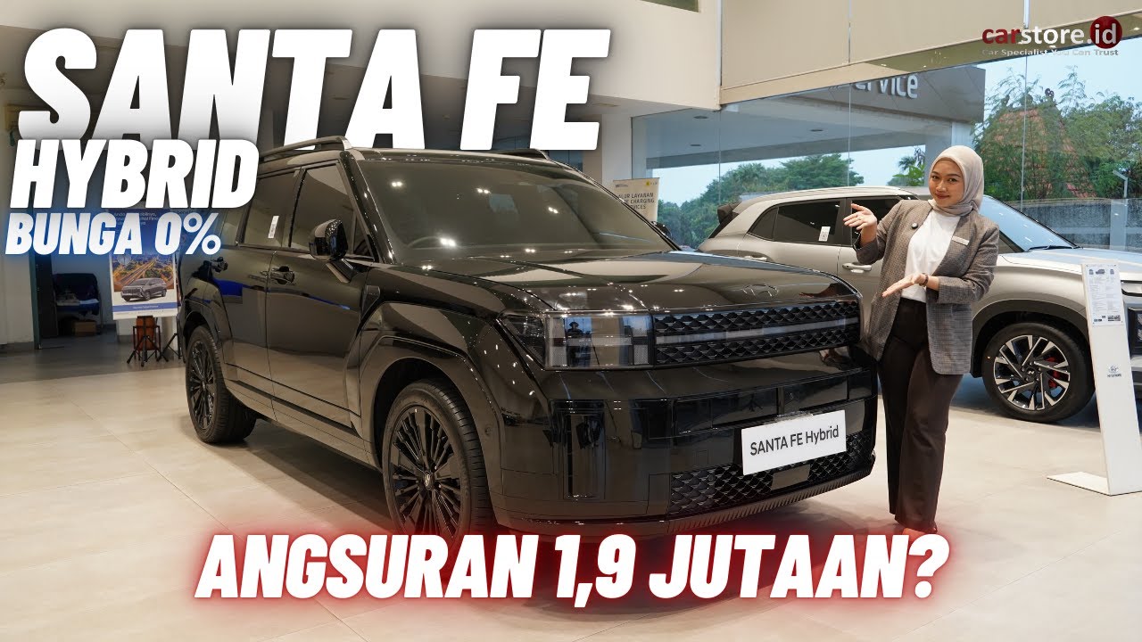 Tampil Futuristik Bikin Betah di Jalan⁉️Review Hyundai Santafe Turbo Hybrid Calighraphy Terbaru 2026