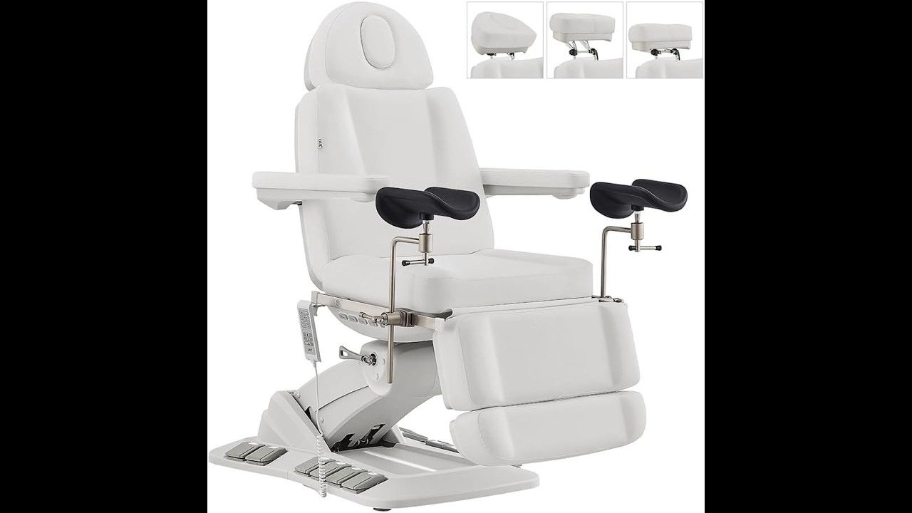 DIR 4-Motor Electric Spa Chair Review Medical Exam + Esthetician Bed with Memory Function |Worth It?