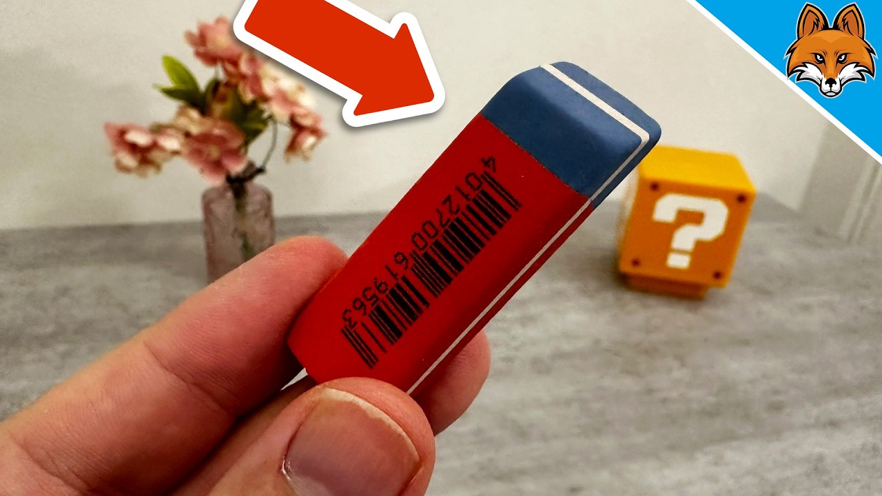 Fast NIEMAND kennt das Geheimnis der blauen Seite vom Radiergummi🤯💥