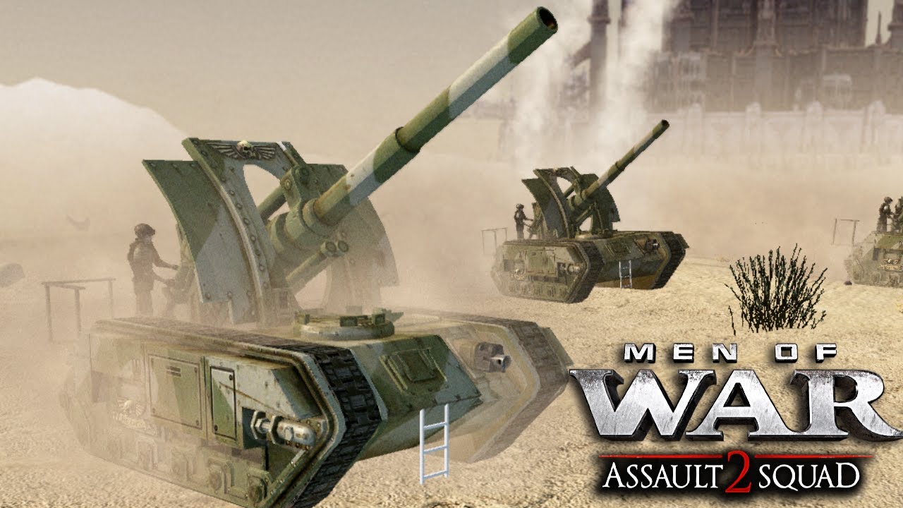 ULTIMATE MOD WARHAMMER 40K: Imperial Guard vs Eldar! - Men of War: Assault Squad 2