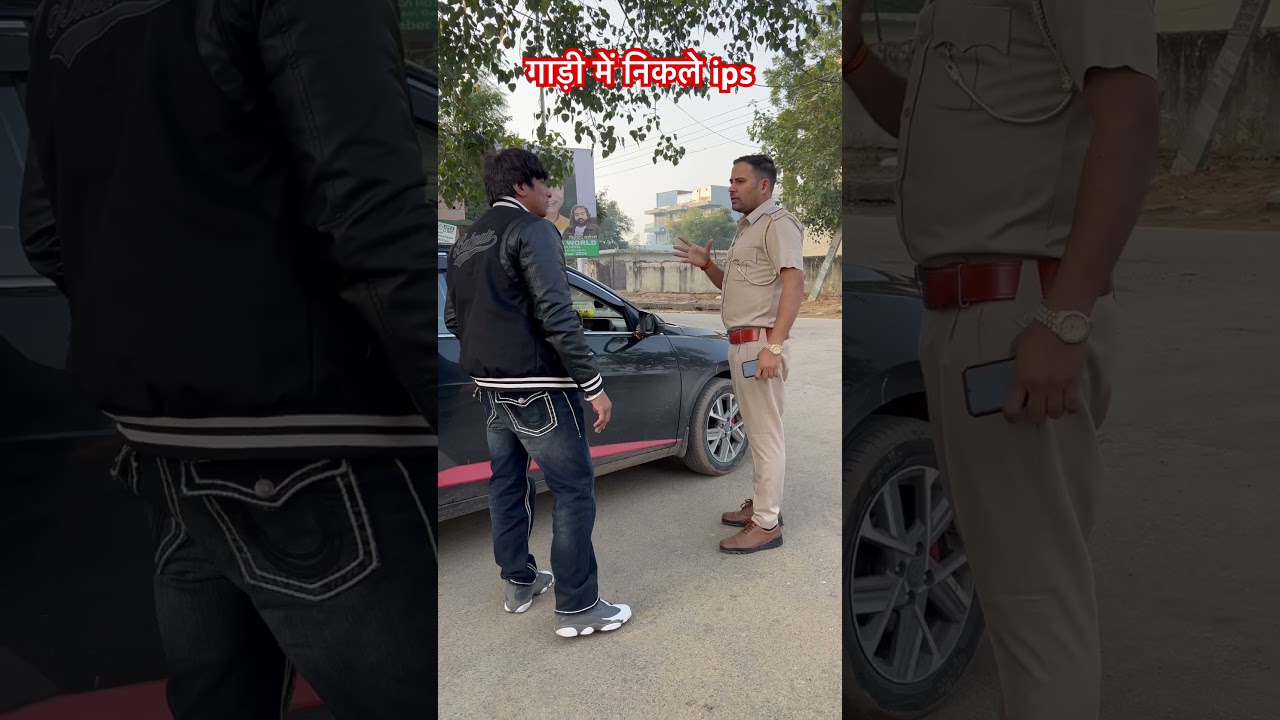 When a policeman stopped the IPS car, see what happened 😦