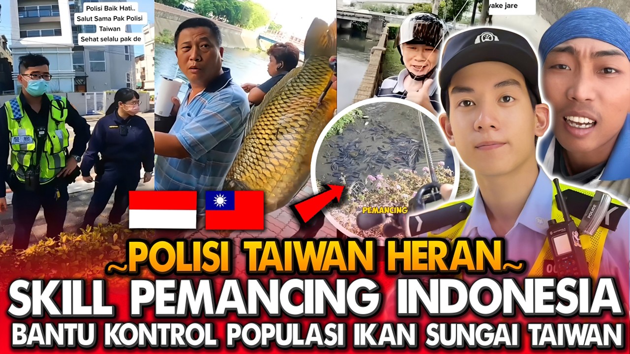 ORANG TAIWAN HERAN! 😲 Ikan Sungai Yang Diabaikan Malah Jadi Favorit Orang Indonesia! 🇮🇩🎣
