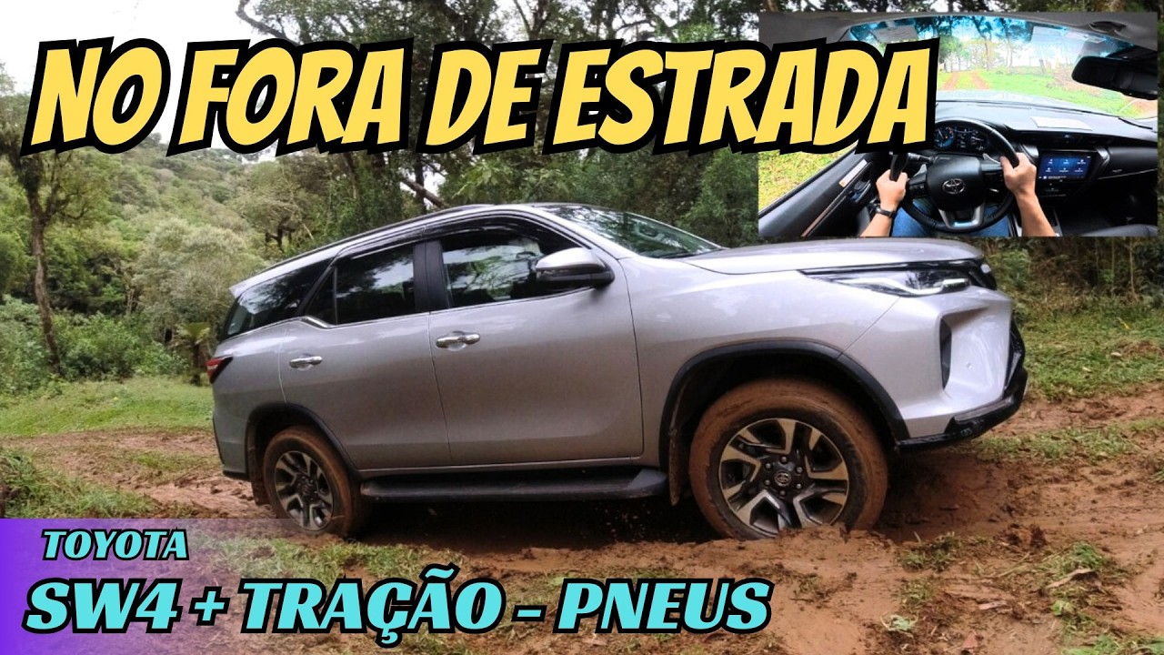 LEVAMOS A TOYOTA SW4 NA TERRA E COM LAMA