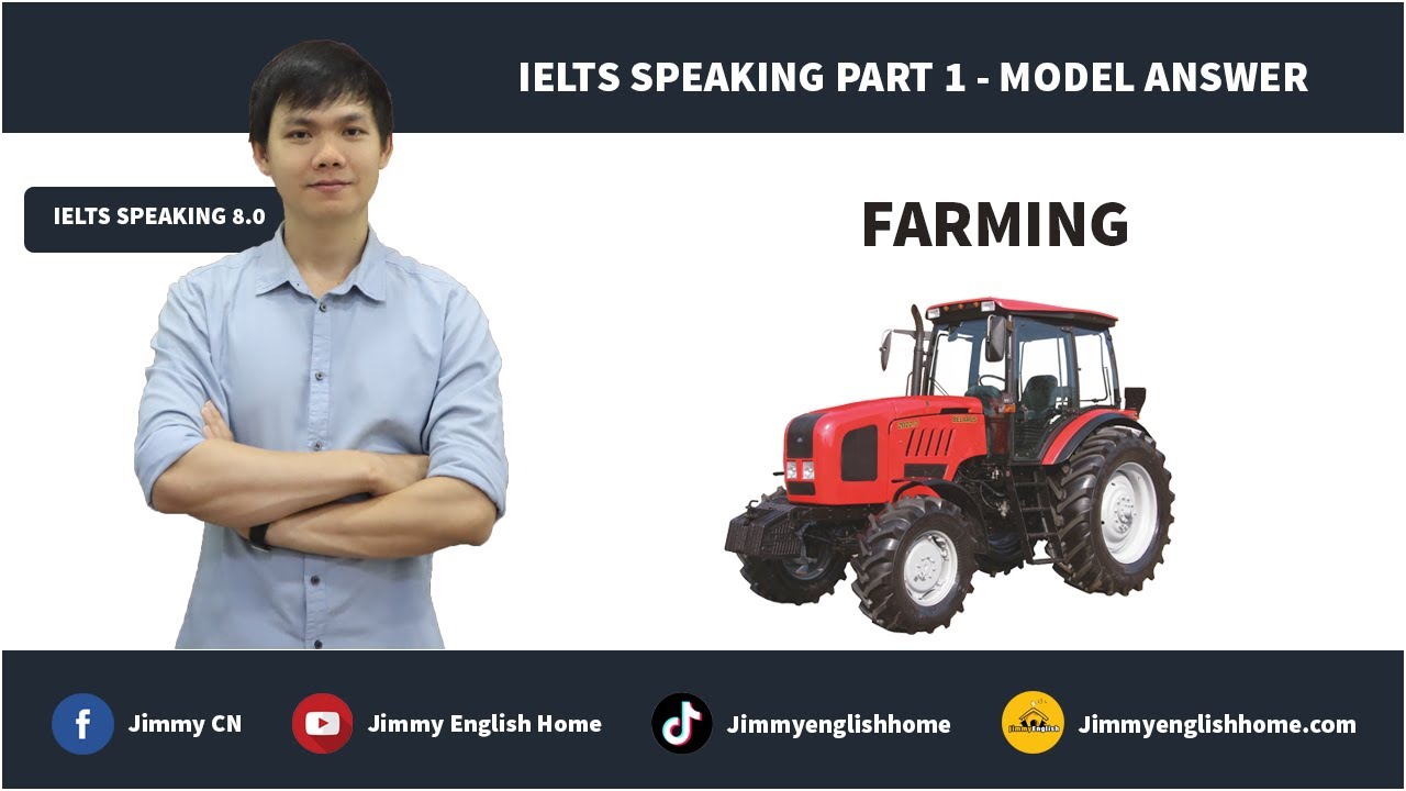 IELTS SPEAKING ЧАСТЬ 1 - ФЕРМЕРСТВО | Пример IELTS Speaking Часть 1 на тему «Новый год»