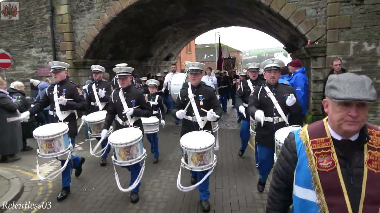 East Bank Protestant Boys (Full Clip 4K) @ ABOD Shutting The Gates Parade 02/12/23 (4K)