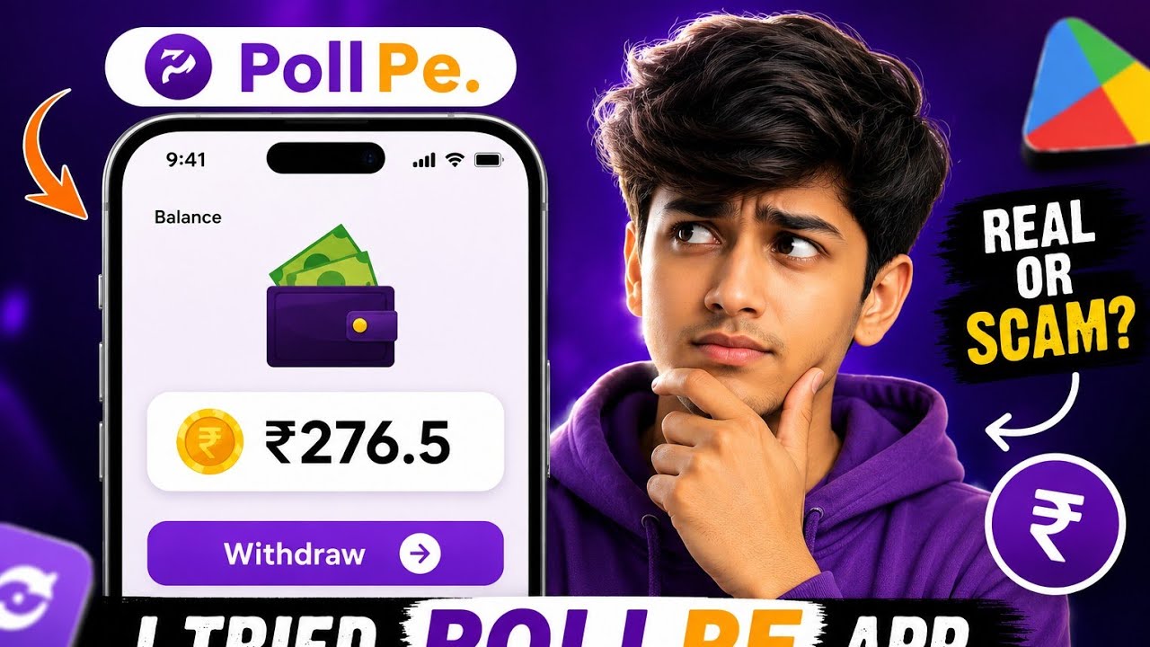 🔥 PollPe App Review 2026 | Real or Scam? 💸 Withdrawal Proof & Daily Earning App
