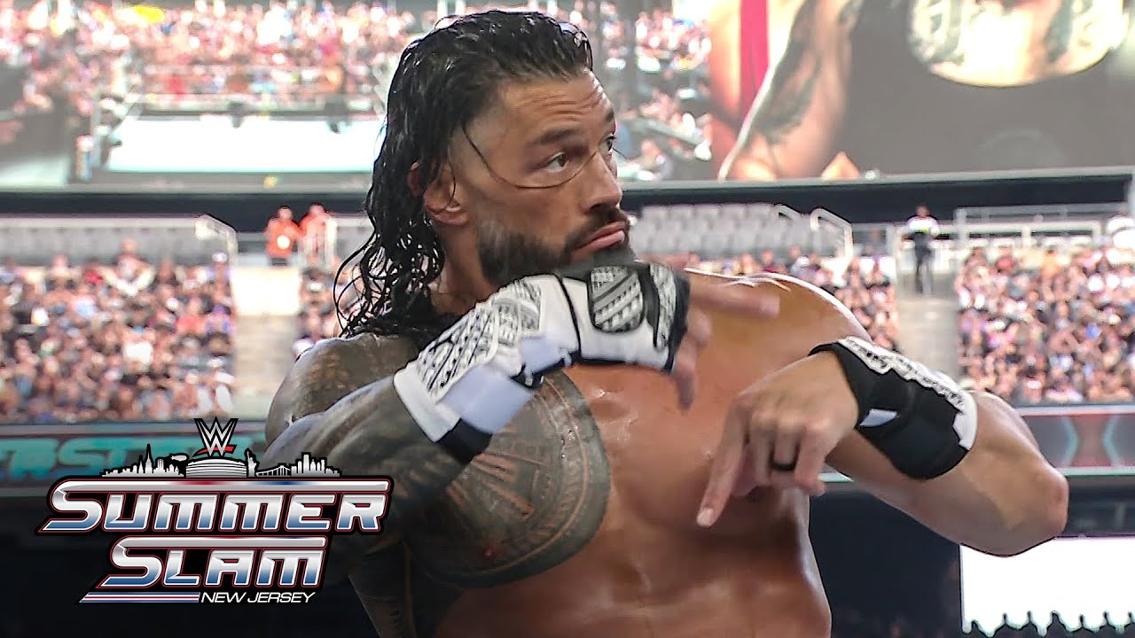 Roman Reigns YEETS with Jey Uso mid-match: SummerSlam 2025 highlights