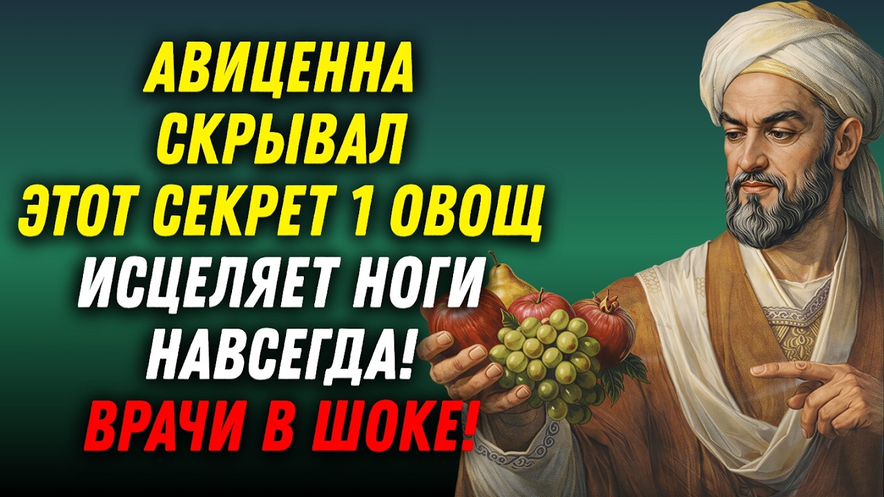ШОК-ОТКРЫТИЕ АВИЦЕННЫ: Этот ОВОЩ СПАСЕТ ВАШИ НОГИ! Результат за неделю!