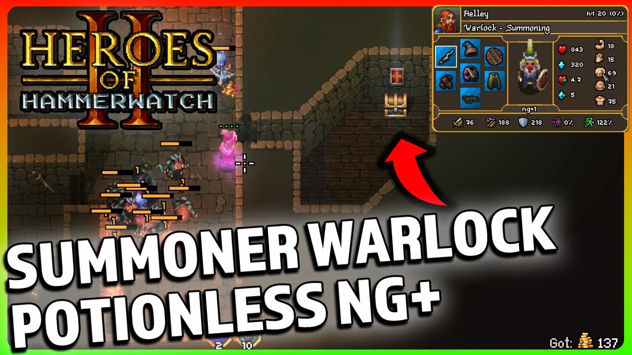 Warlock is straight up IMMORTAL in NG+ | Heroes of Hammerwatch 2